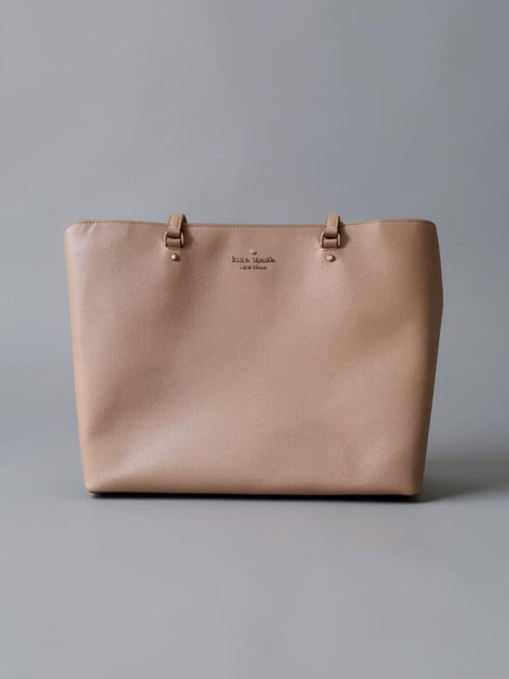 Kate Spade (Outlet) Large Leather Tote -  Camel / Light Brown - NWOT